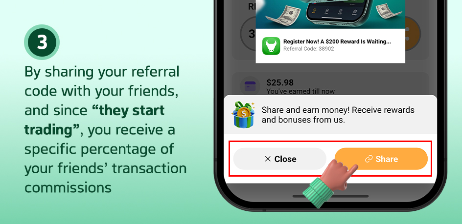 Guide for Referral Program in Trendo | Constant Earning in Dollars