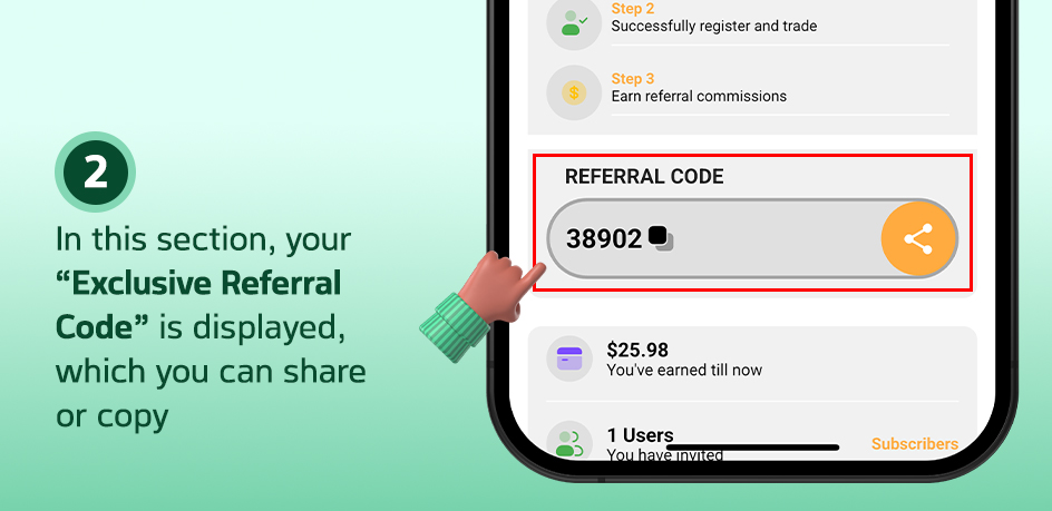 Guide for Referral Program in Trendo | Constant Earning in Dollars