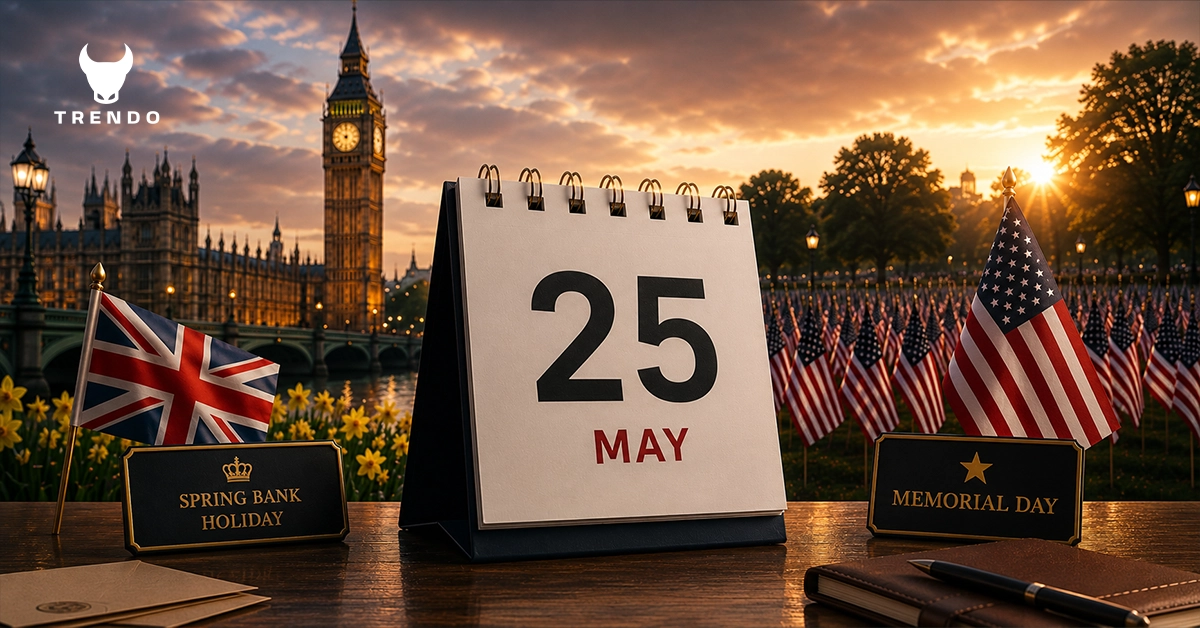 Trendo Broker Trading Schedule on U.S. Memorial Day 2026