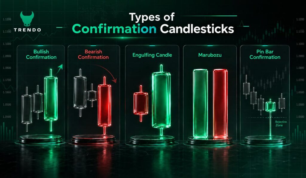 Types of Confirmation Candlesticks